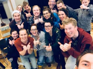 Estill Voice Training -koulutus Vaasan kaupunginteatterin näyttelijöille Antti Annolan johdolla